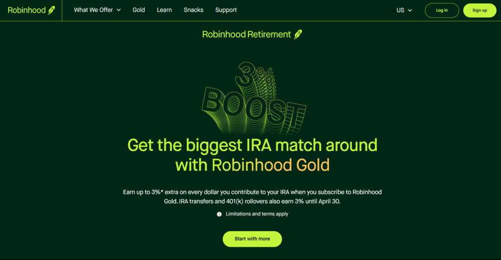 RobinHood Sign Up Bonus