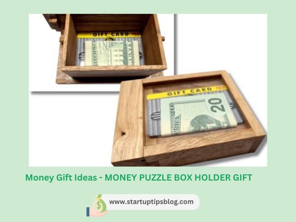 MONEY PUZZLE BOX HOLDER GIFT