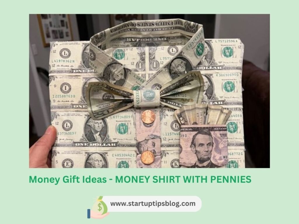 MONEY SHIRT WITH PENNIES