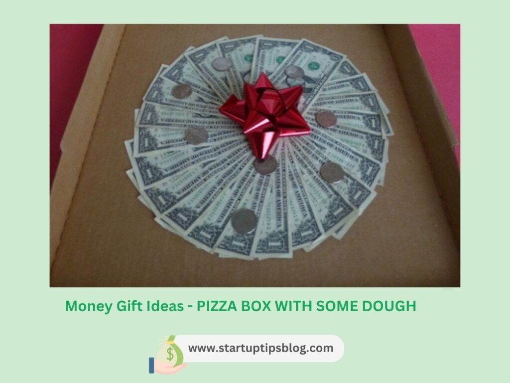 PIZZA BOX WITH SOME DOUGH