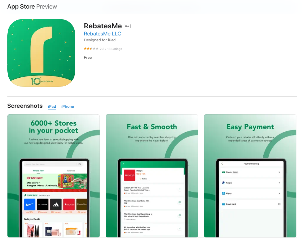 RebatesMe Mobile App